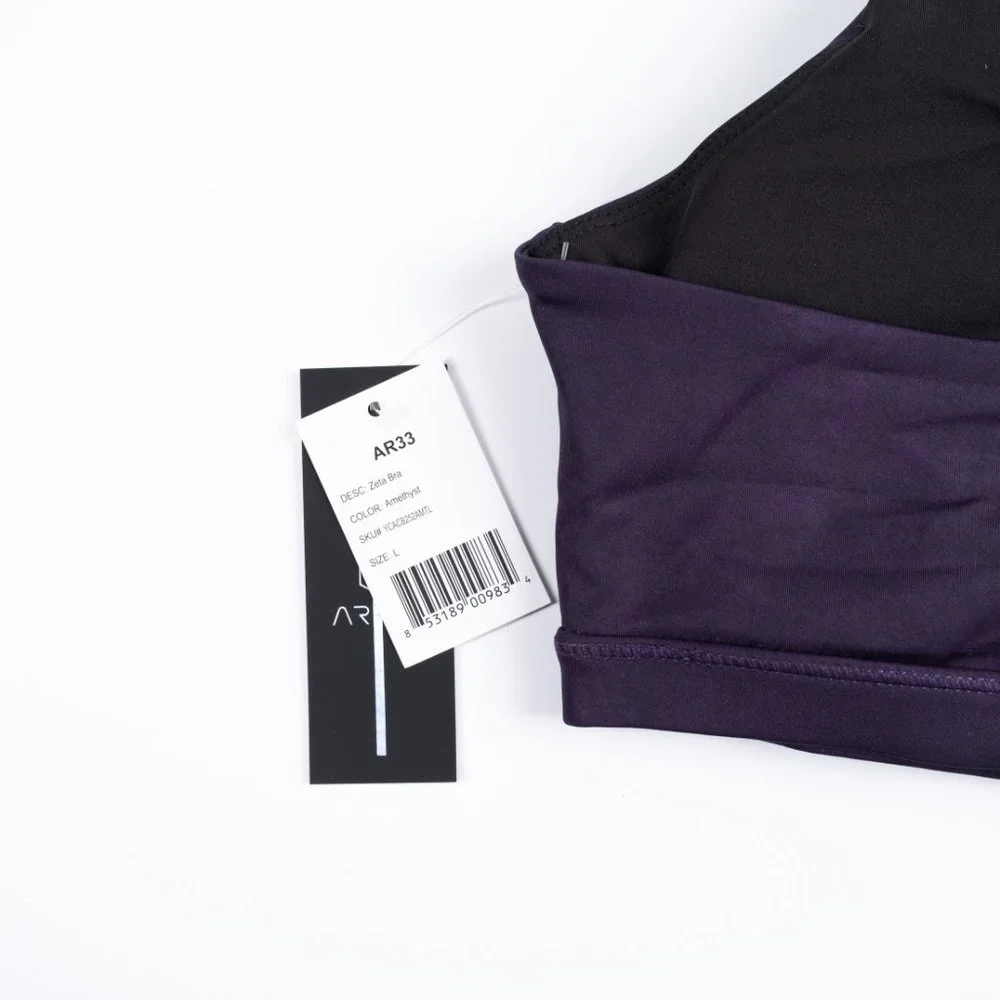 NEW AR-33 Zeta Amethyst Sports Bra